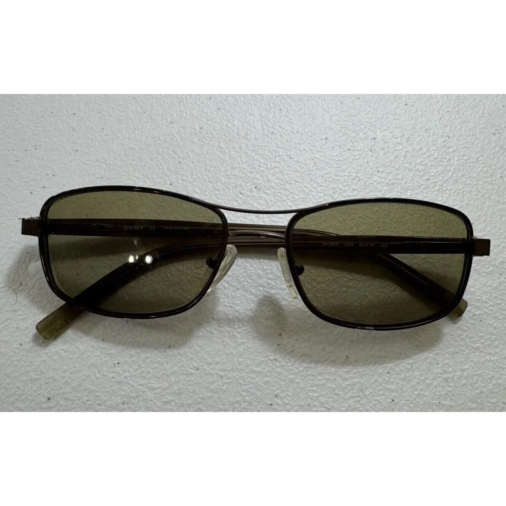 Cute DKNY DY‎ 5557 1034 140mm Gold BROWN Pinkish Glasses Frames Only 54-17-140 - Picture 3 of 5